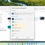 Windows 11 - Nuova UI del flyout di selezione app - Tema chiaro