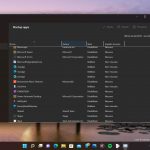 Windows 11 - Nuovo Gestione attività - Pagina avvio - Tema scuro