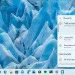 Windows 11 - Nuovo flyout con selettore device Bluetooth - Dispositivo collegato - Tema chiaro