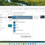 Windows 11 - Vecchia UI del flyout di selezione app - Tema chiaro