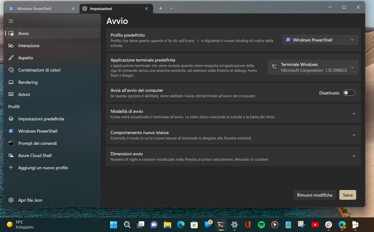 Windows Terminal 1.12.1098.0 - Nuova UI per Windows 11