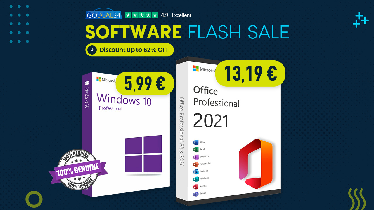 Windows 10 Pro originale da 5,99€! Sconti software fino al 62% su Godeal24!