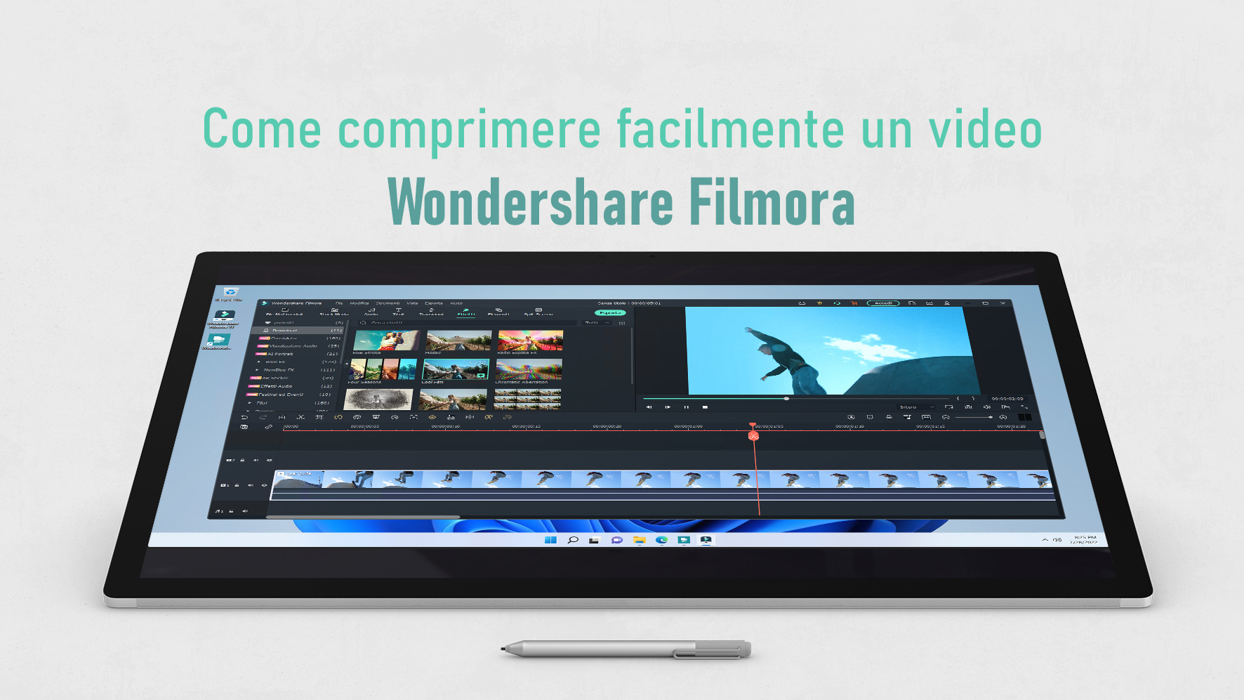 Come comprimere facilmente un video con Wondershare Filmora