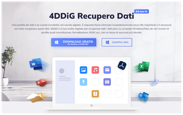 4DDiG Data Recovery di Tenorshare