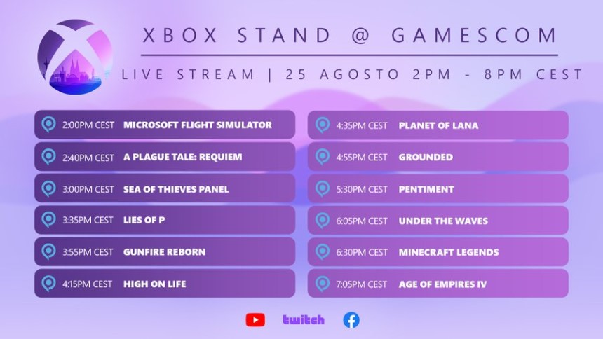 Diretta dagli stand Xbox al Gamescom 2022 oggi dalle 14:00