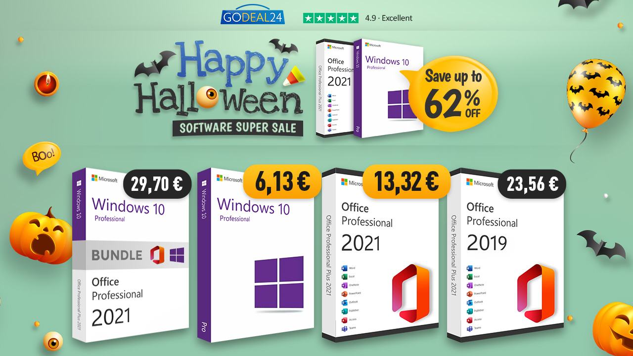 Licenza a vita per Microsoft Office 2021 a 13,52 €, Windows a 7,42 € su  Godeal24 