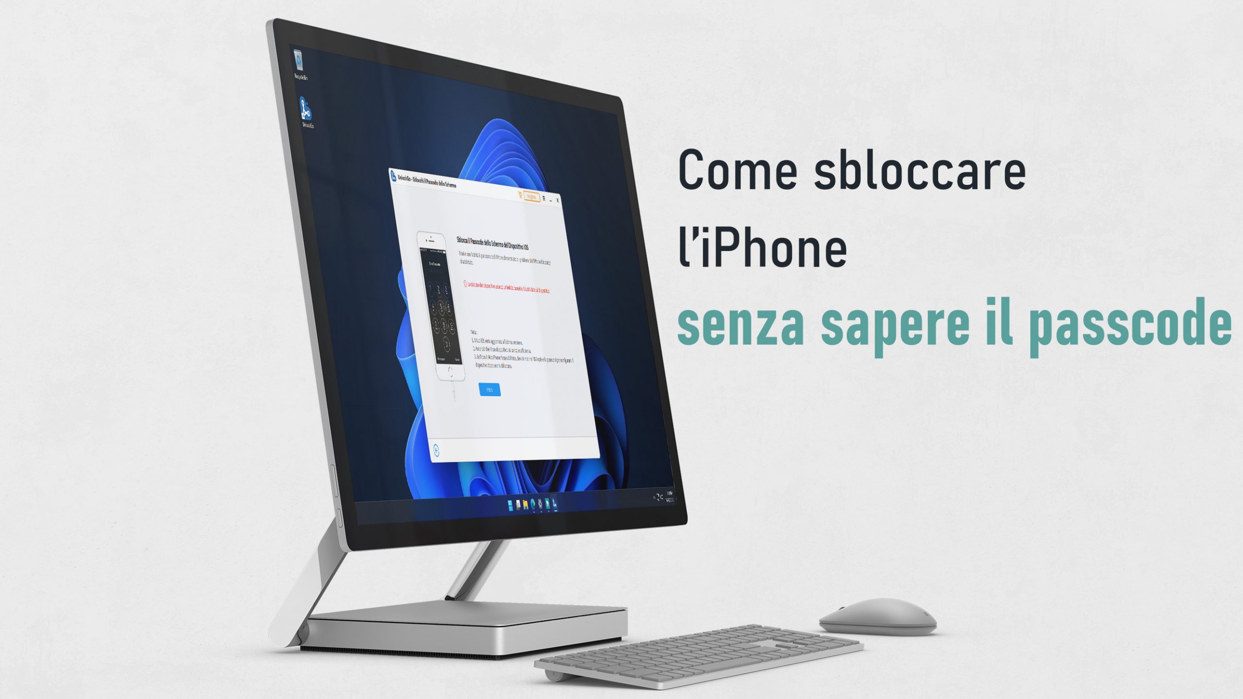 Come sbloccare l'iPhone senza conoscere il passcode - iToolab Unlock Go