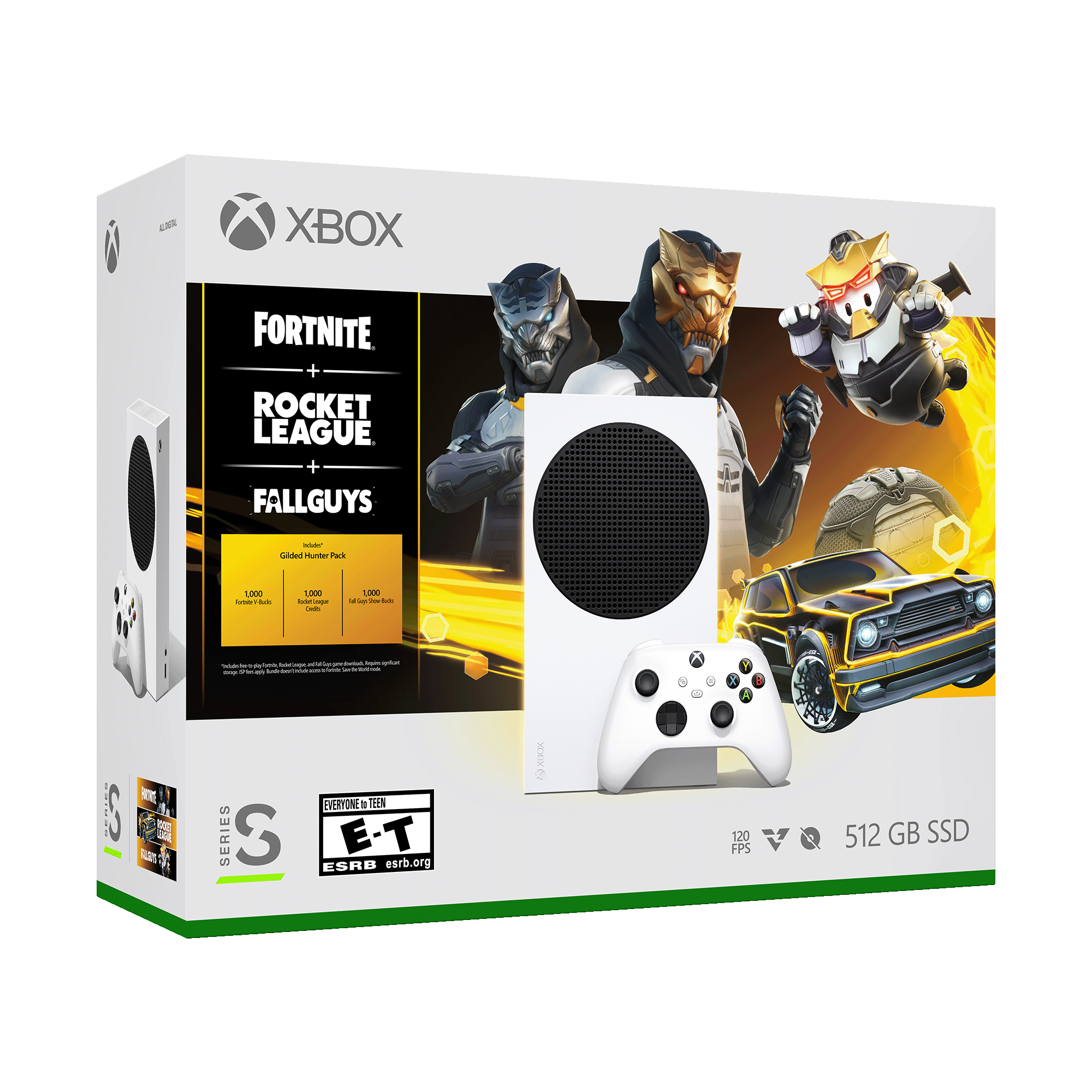Xbox Series S In Bundle Con Fortnite Rocket League E Fall Guys 