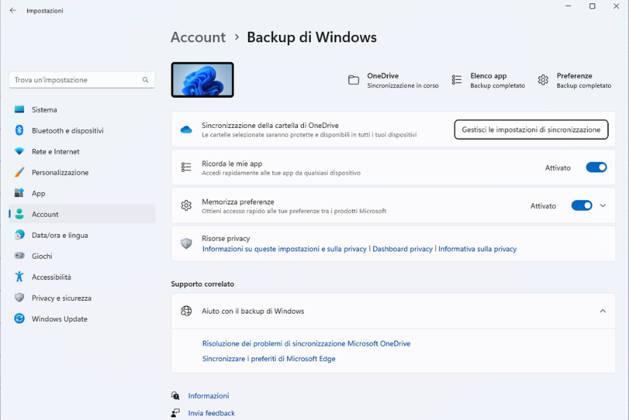 Backup Windows 11