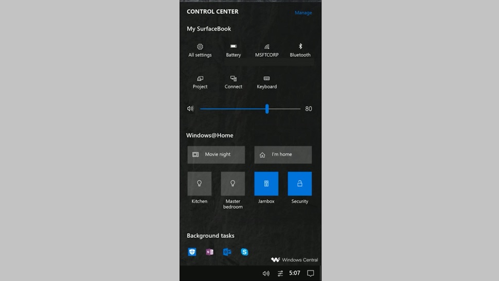 Windows 10 - Idee cancellate da Microsoft - Centro di controllo