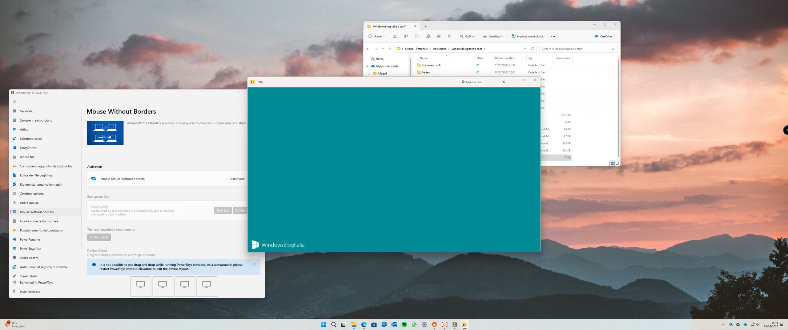 Microsoft PowerToys 0.70 - Peek e Mouse Without Borders
