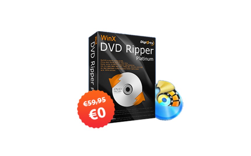 [Giveaway] Il miglior software di conversione WinX DVD vi regala una licenza gratis