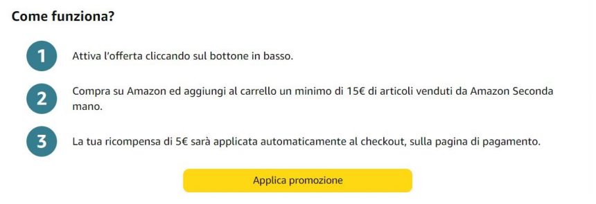 5€ di sconto in regalo sui prodotti resi !