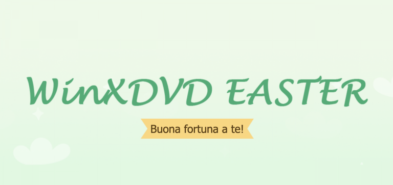 Converti DVD in video MP4 con WinX DVD Ripper | Giveaway di Pasqua