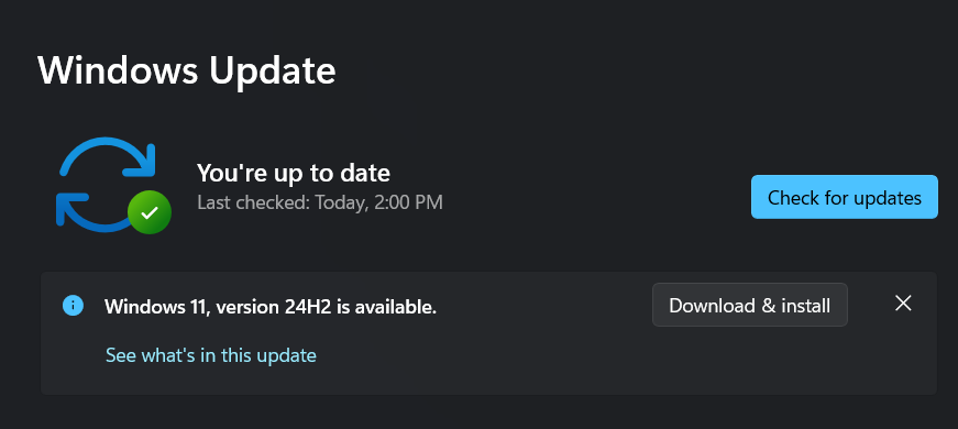 La versione finale di Windows 11 24H2 è arrivata:  &hellip;