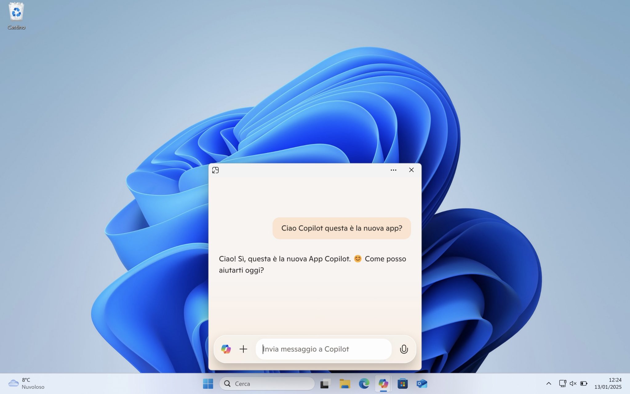 Download Nuova App Di Microsoft Copilot Per Windows