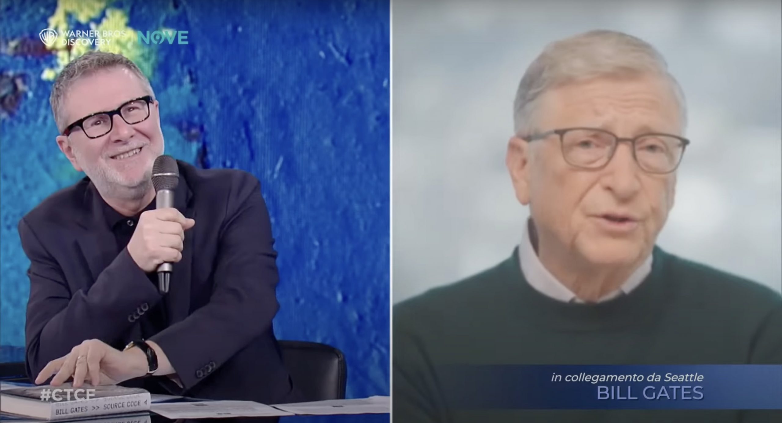 Bill Gates Che Tempo Che Fa [video] Replay intervista di Fazio a Bill Gates a Che tempo che fa