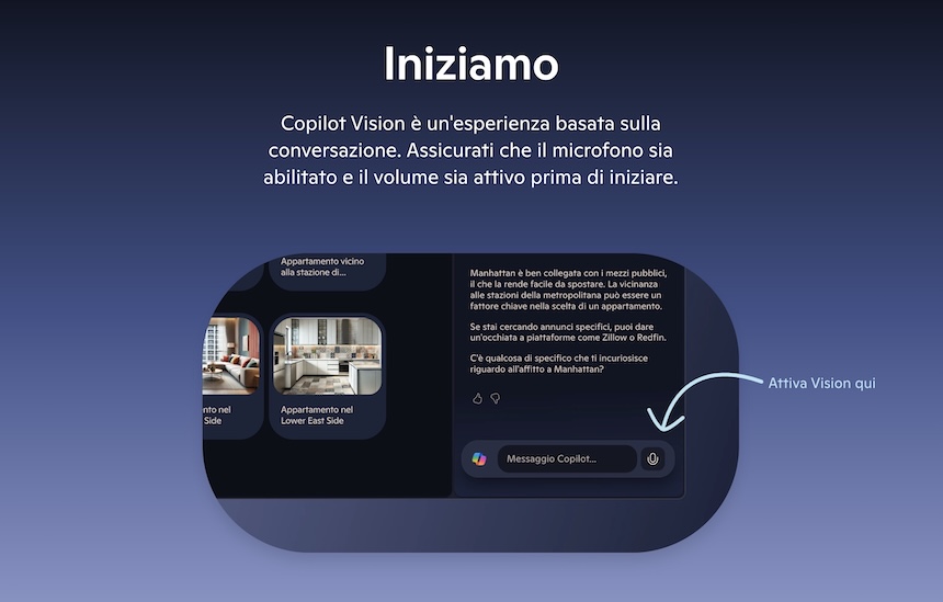 Come attivare subito Copilot Vision su Microsoft Edge
